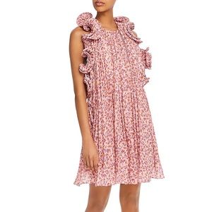 Amur Mimi Pleated Mini Dress